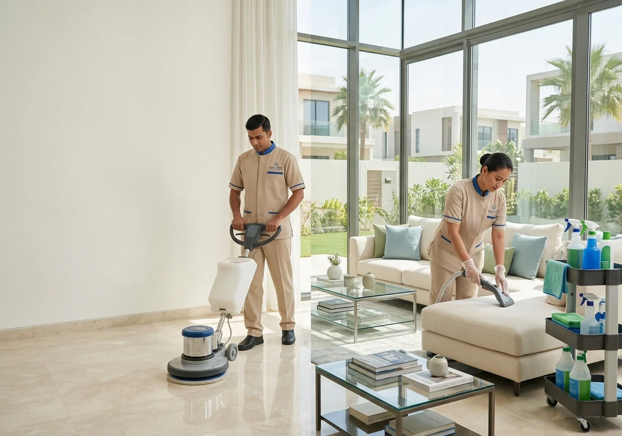 RAMZ AL NAQA cleaning team providing professional property cleaning services in Al Khawaneej Dubai