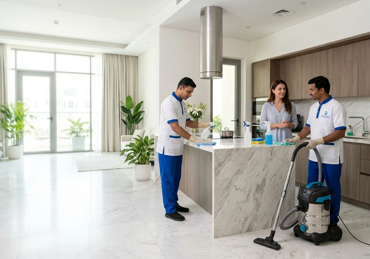 Trusted cleaning professionals providing quality home and villa cleaning services in Mirdif Dubai
